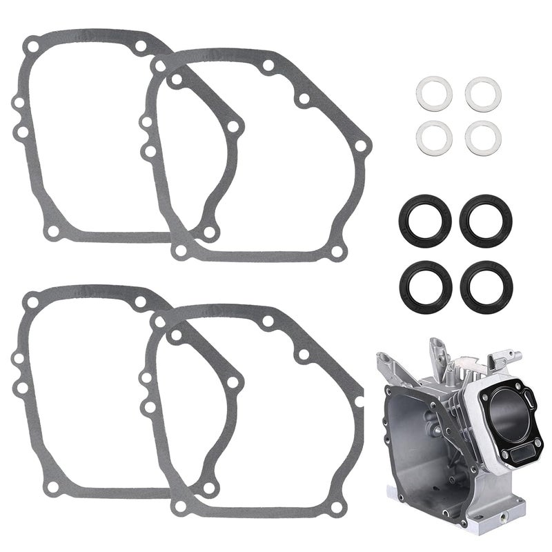 TNJPSEK Predator 212 Side Cover Gasket, 212cc Crankshaft Case Oil Seal Crush Washers Kit for GX160 GX200 196cc 200cc 224cc CT200U BT200X MB200 Go Karts Mini Bikes Engine (11381-ZH8-801) - Image 1